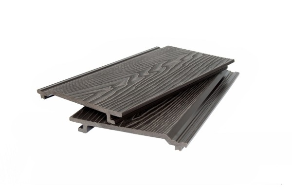 Фасадная доска POLIVAN GROUP 3D фактура дерева DENPASAR тёмно-коричневый купить в Братске