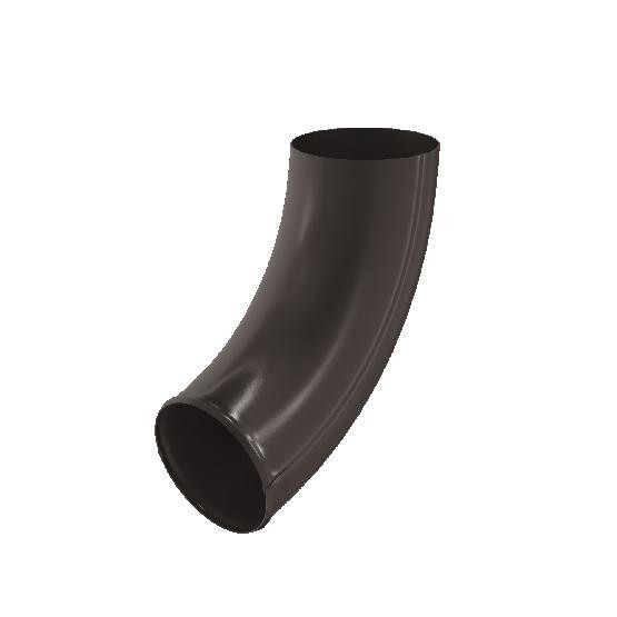 Водосток Aquasistem, система 125x90 - Отвод трубы RR 32 Тёмно-Коричневый купить в Братске