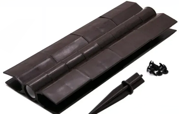 Угловой (стыковочный) шарнир для грядкок ДПК 300мм коричневый купить в Братске