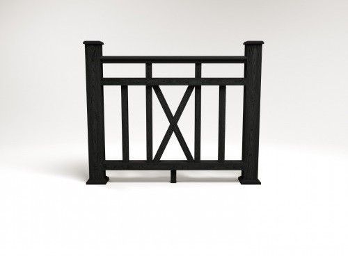 Ограждение из ДПК FG6 кварц купить в Братске