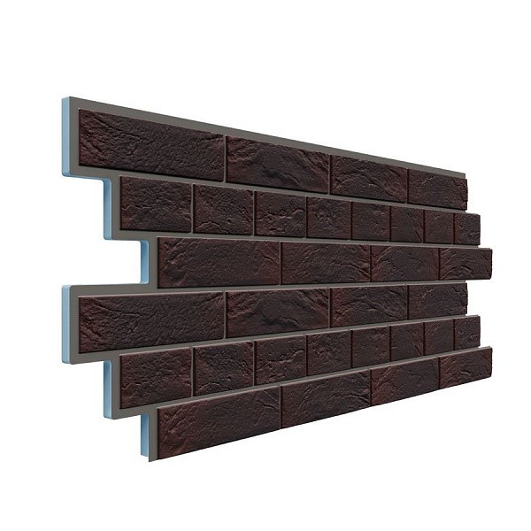 Фасадная термопанель Доломит Венецианский кирпич 20 мм Алтея купить в Братске