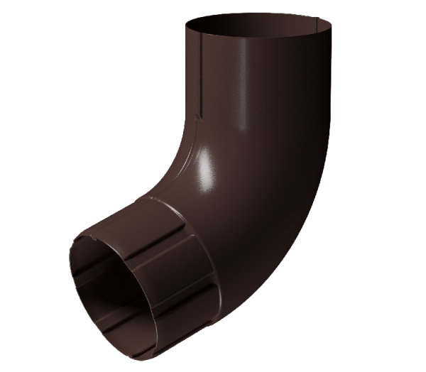 Колено 72° D90 Döcke STAL PREMIUM Шоколад, (RAL 8019) купить в Братске