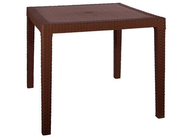 Стол квадратный FIJI Quatro Table Коричневый купить в Братске