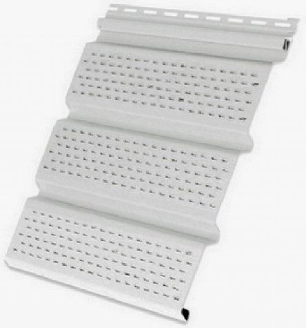 Софит полностью перфорированный, белый купить в Братске