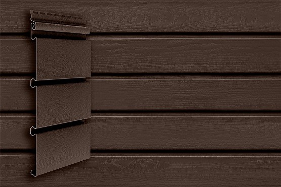 Сайдинг Архитектурный Планкен Grand Line Темный дуб купить в Братске