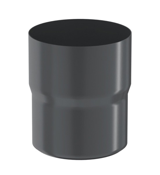 Водосток Aquasistem, система 125x90 - Соединитель трубы RAL 7024 Тёмно-серый купить в Братске