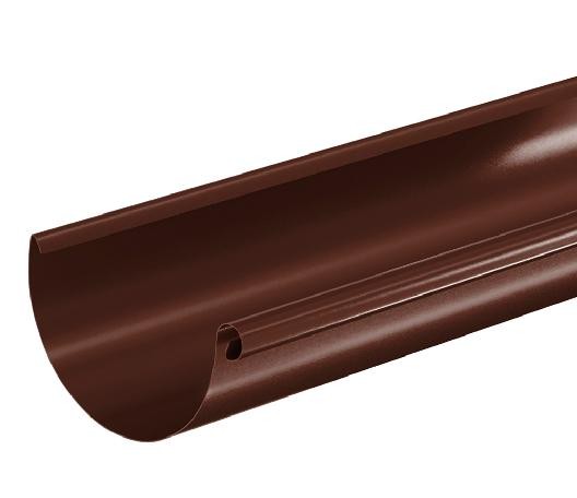 Водосток Aquasistem, система 150/100 - Водосточный желоб 3.00м RAL 8017 Коричневый купить в Братске