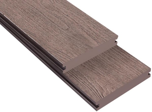 Террасная доска ДПК Outdoor 3D полнотелая NEVADA/CALIFORNIA BROWN коричневая микс купить в Братске