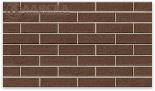 Фасадные Термопанели Аляска Braun Rustic купить в Братске