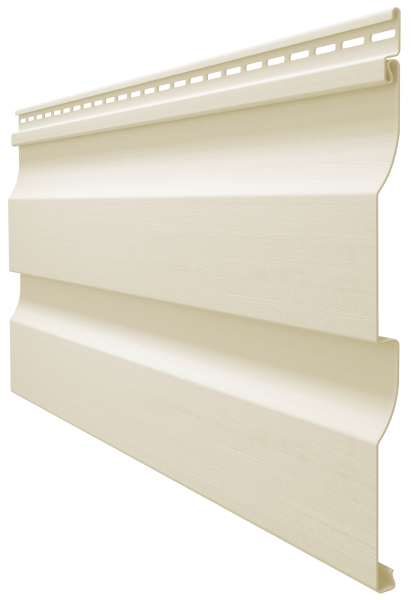 Виниловый сайдинг docke (дёке) - профиль D4,5D, сливки купить в Братске