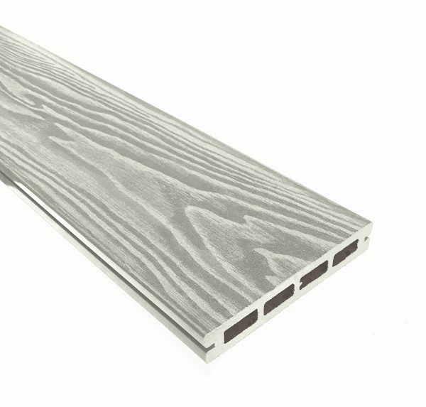 Террасная доска из ДПК Terrapol Смарт 3D Пустотелая с пазом Дуб беленый купить в Братске