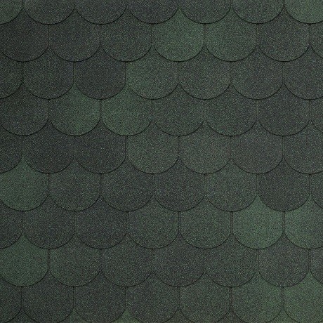 Гибкая черепица Tegola ASSISI verde 473 купить в Братске