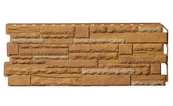 Фасадная панель Цокольный сайдинг Альта профиль Скалистый камень Памир Комби купить в Братске