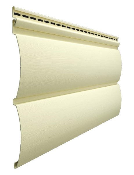 Виниловый сайдинг docke (дёке) - blockhaus D4,7T ( под бревно), банан купить в Братске