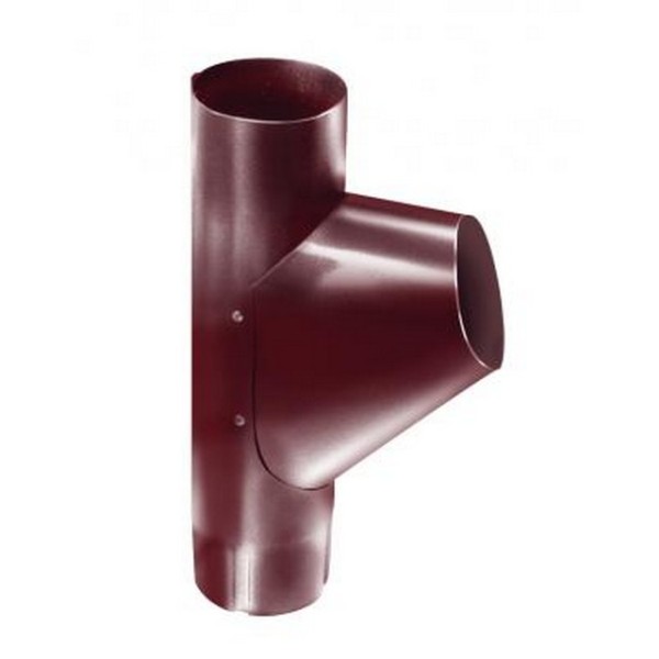 Водосток Grand Line 125x90 – Тройник трубы RAL 3005 купить в Братске