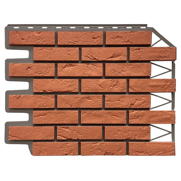 Фасадная панель FineBer, Кирпич Баварский, Терракотовый купить в Братске