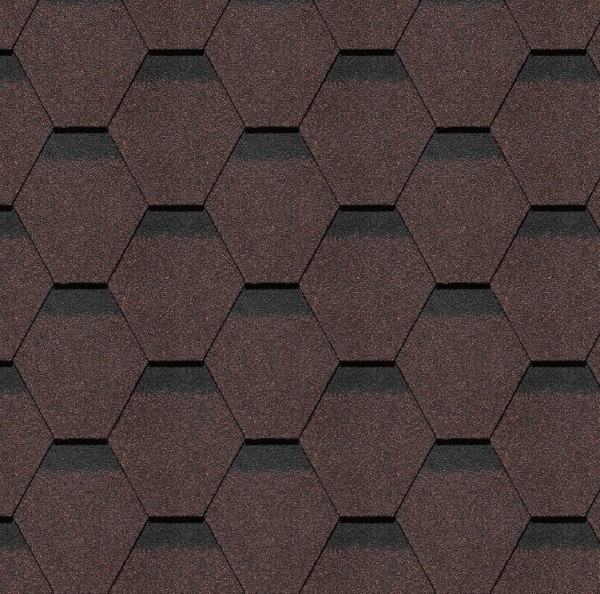 Гибкая черепица Docke, коллекция Шеффилд – Корица купить в Братске