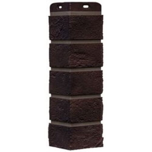 Угол Grand Line состаренный кирпич Элит кофе (жжёный), ШОВ темно-бежевый купить в Братске