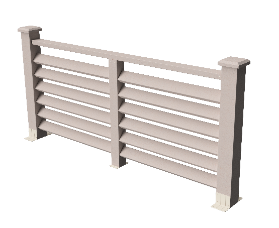 Ограждения декоративное ДПК GRINDERDECO Босфор выбеленый дуб купить в Братске