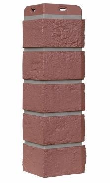 Угол Grand Line состаренный кирпич Элит корица (махагон), ШОВ темно-бежевый купить в Братске