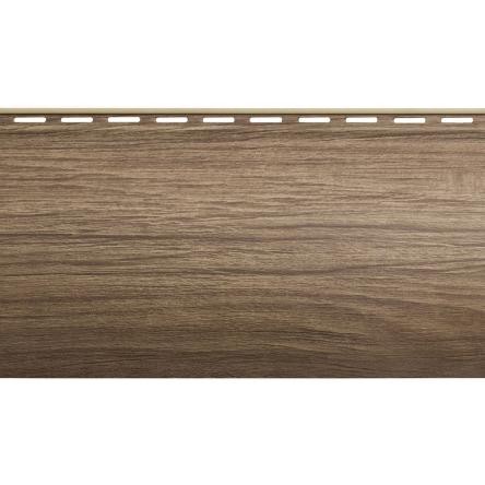 Виниловый сайдинг Люкс Blockhouse BH-01 орех купить в Братске