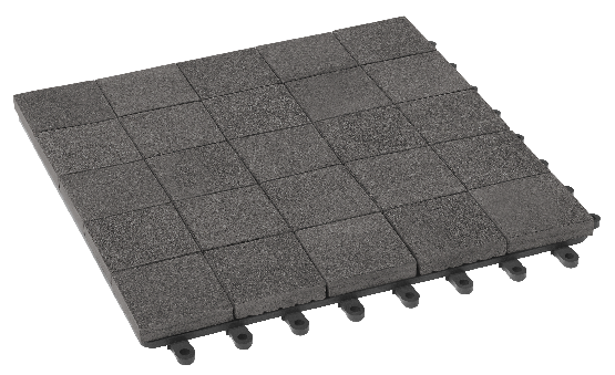 Модульный паркет ДПК GRINDERDECO Мозаика 13 Серый базальт купить в Братске