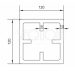 Столб SEQUOIA Evolution 3D WOOD GRAY купить в Братске