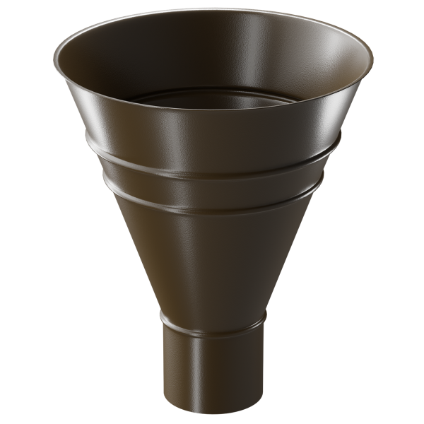 Воронка водосборная Döcke STAL PREMIUM, Каштан купить в Братске