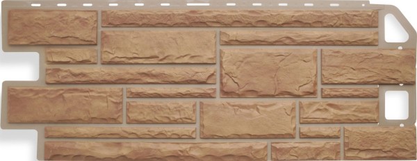 Цокольный сайдинг альта-профиль - коллекция "камень", бежевый купить в Братске