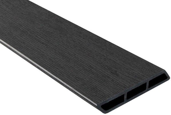 Доска Ромбус 3D ДПК Outdoor STORM BLACK черная купить в Братске