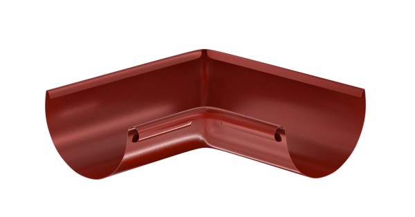 Водосток Aquasistem, система 125x90 - Угол желоба, внутренний 90° RR 29 Бургундский купить в Братске