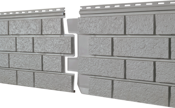 Фасадная панель Ю-пласт Стоун Хаус S-Lock Клинкер Нордик дым купить в Братске