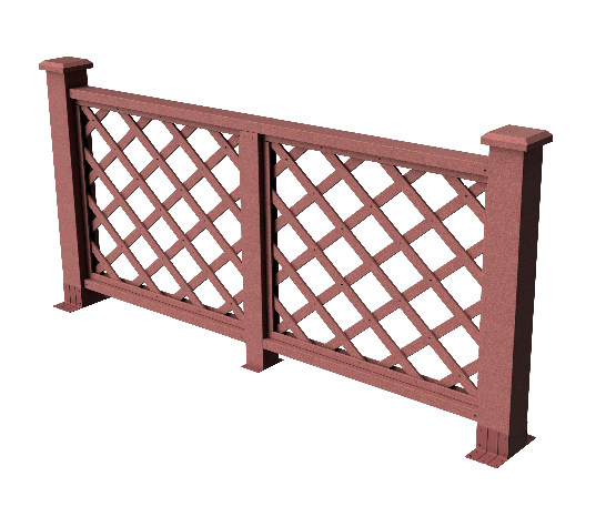 Ограждения декоративное ДПК GRINDERDECO Ламбет мербау купить в Братске