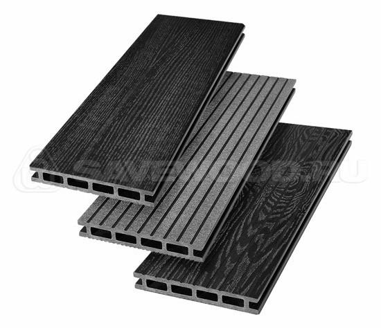 Террасная доска из ДПК SW Carpinus (R) — двухсторонняя черный купить в Братске