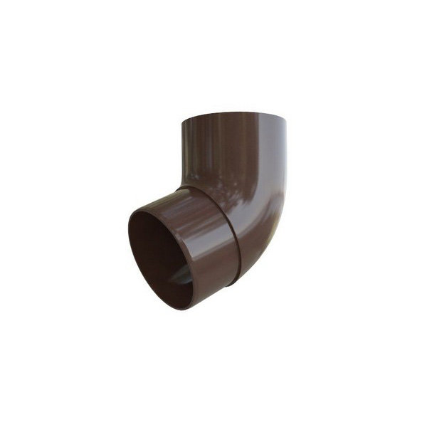 Водосток Альта-Профиль ПВХ – Колено 45 (коричневый) купить в Братске