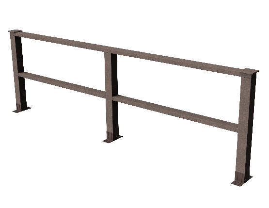 Ограждения декоративное ДПК GRINDERDECO Ковбойская изгородь венге купить в Братске