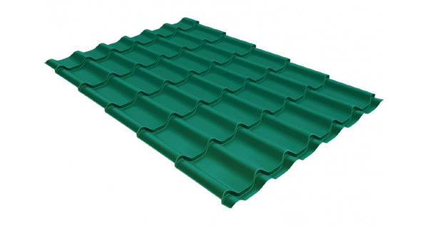 Металлочерепица классик 0,5 Satin RAL 5021 купить в Братске