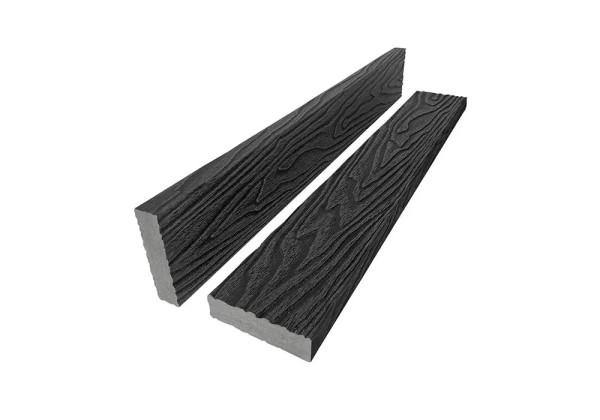 Брус лавочный 3D-тиснение 20х80 Графит купить в Братске