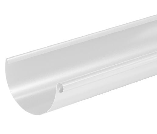 Водосток Aquasistem, система 125x90 - Водосточный желоб 3.00м RAL 9003 Белый купить в Братске