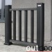 Ограждение из ДПК Outdoor Классик 3D STORM чёрный купить в Братске