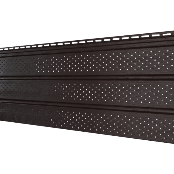 Софит Ю-Пласт Классический, с полной перфорацией коричневый купить в Братске