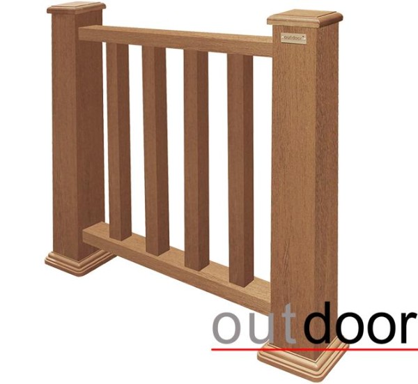 Ограждение из ДПК Outdoor Классик 3D STORM дуб купить в Братске