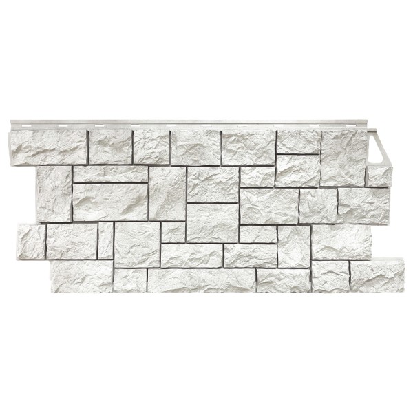 Фасадная панель FineBer, Камень Дикий, Жемчужный купить в Братске