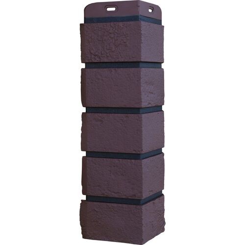 Угол Grand Line состаренный кирпич Элит каштан, ШОВ чёрный купить в Братске