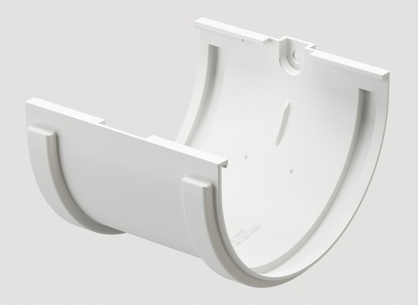 Соединитель желобов ПВХ Docke STANDART пломбир купить в Братске