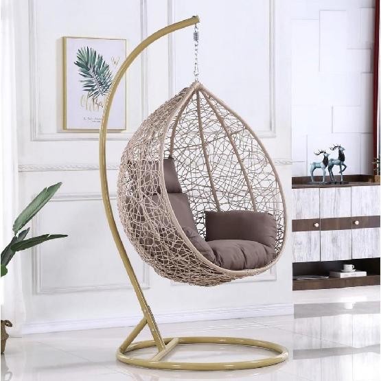 Кресло Подвесное из искусственного ротанга AFM-169A-LB Beige купить в Братске