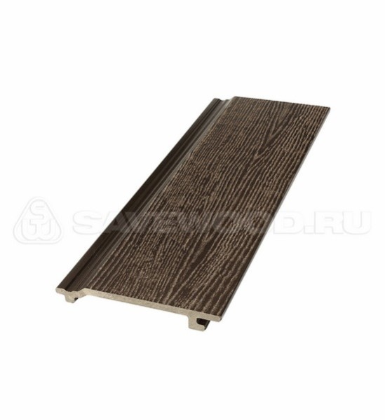 Сайдинг из дпк savewood sw-sorbus радиальный распил темно-коричневый купить в Братске