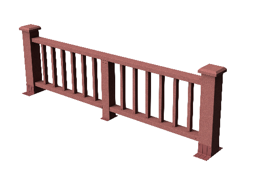 Ограждения декоративное ДПК GRINDERDECO Троя мербау купить в Братске