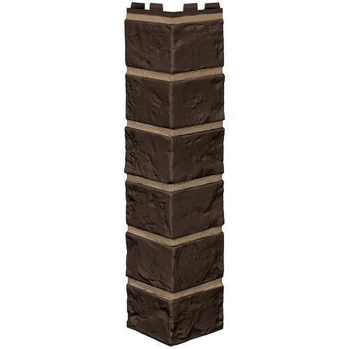 Угол наружный ТЕХНОНИКОЛЬ Оптима Кирпич Тёмно-коричневый купить в Братске