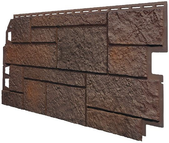 Фасадная панель VOX Sandstone (Сандстоун) темно коричневый купить в Братске